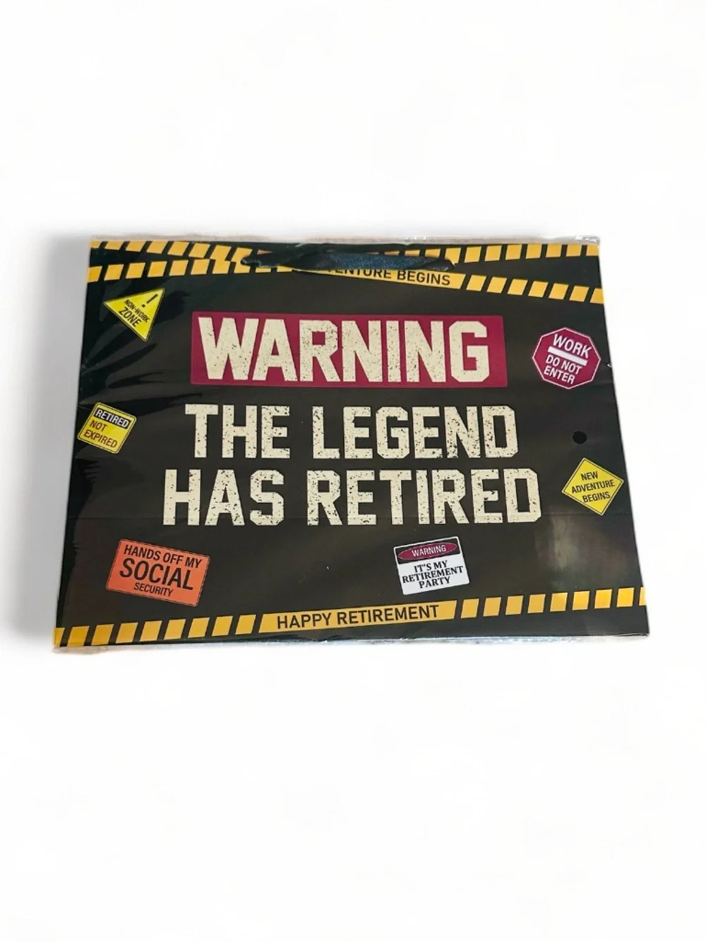 Happy Retirement Large Gift Bags with Tissue Paper and Card